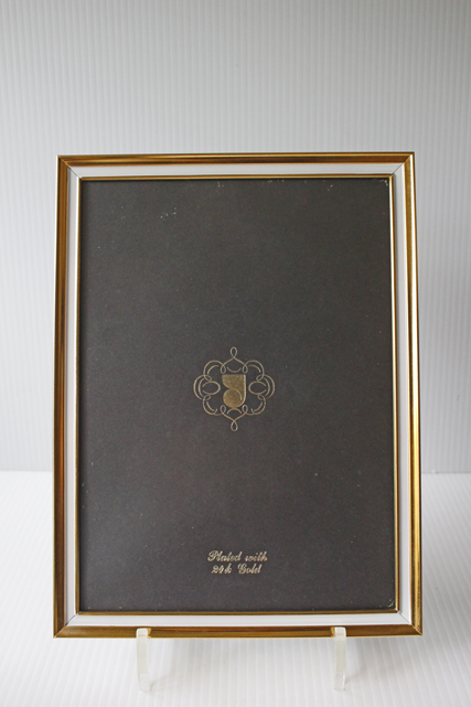 未使用！北欧ヴィンテージ/フォトフレーム(ガラスあり）/（24×18cm）