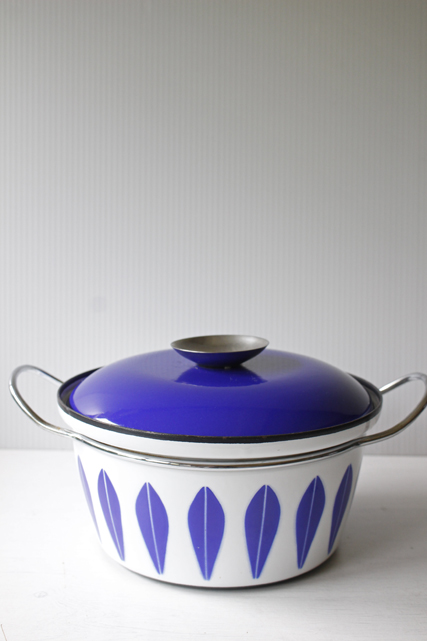 北欧ヴィンテージ/キャサリンホルム/ロータス/キャセロール/ブルー/Φ19.5cm、高さ10cm/SOLD OUT