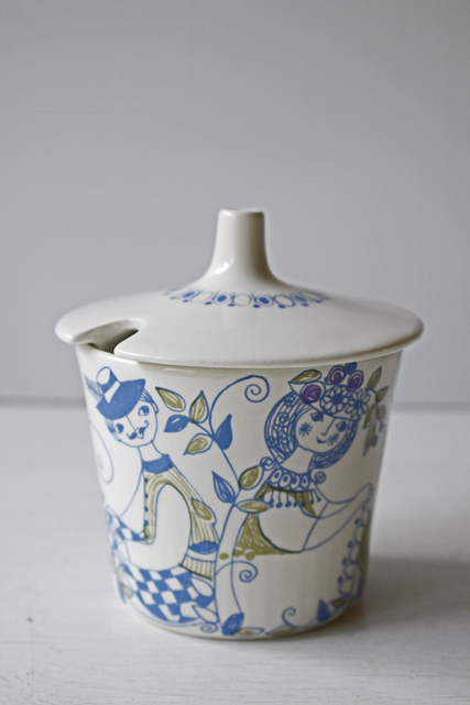 北欧ヴィンテージ/Figgjo（フィッギオ）turi‐design/Lotta（ロッタ）/シュガーポット