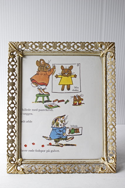 北欧ヴィンテージ/フォトフレーム(ガラスあり）/（21×16cm）/SOLD OUT