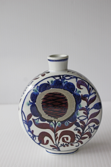 北欧ヴィンテージ/Royal Copenhagen/テネラ/花瓶/ひまわり