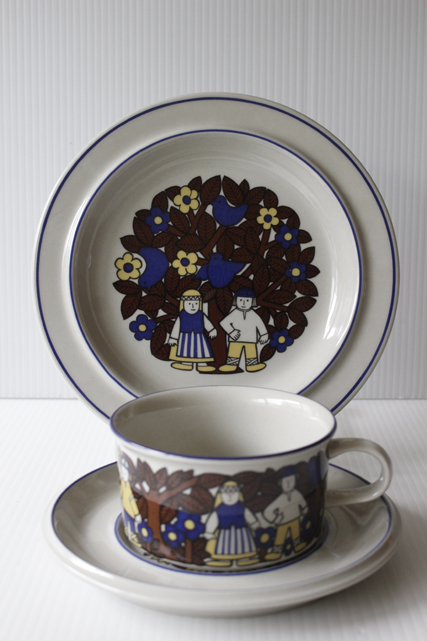 北欧ヴィンテージ/ARABIA/カレワラ/トリオセット/SOLD OUT