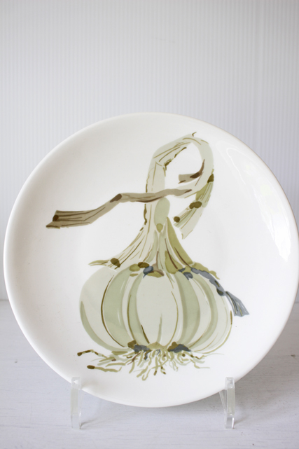 北欧ヴィンテージ/ARABIA（アラビア）/GOG/にんにくの絵皿/SOLD OUT
