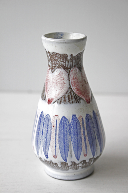 北欧ヴィンテージ/LAHOLM/花瓶/ハートモチーフ/SOLD OUT