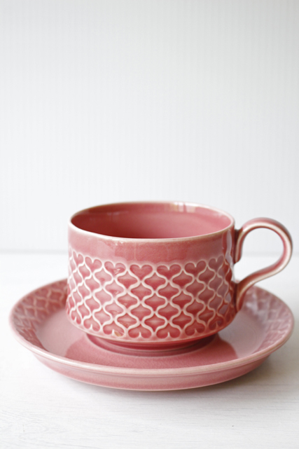 レア！Jens.H.Quistgaard（イェンス・クイストゴー）Cordial/カップ＆ソーサー/ピンク/SOLD OUT