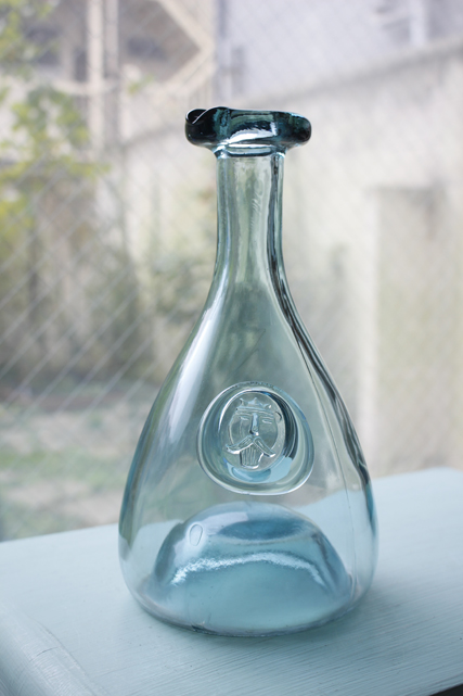 北欧ヴィンテージ/Holmegaard/ホルムガード/カラフェボトル/バイキング/アイスブルー/SOLD OUT