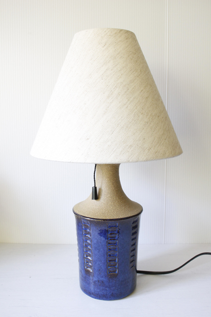 北欧照明/Soholm（スーホルム）/テーブルランプ/ブルー×ブラウン/SOLDOUT