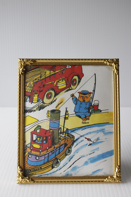 北欧ヴィンテージ/フォトフレーム(ガラスあり）/（12.5×15cm  ）/SOLD OUT