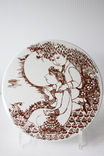 北欧ヴィンテージ ビヨン・ヴィンブラッド 花瓶 プランター プレート