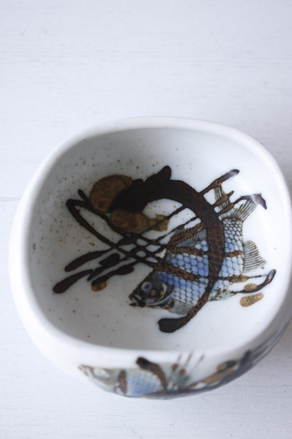 北欧ヴィンテージ/Royal Copenhagen/ニルストーソン/小皿/魚モチーフ/SOLD OUT