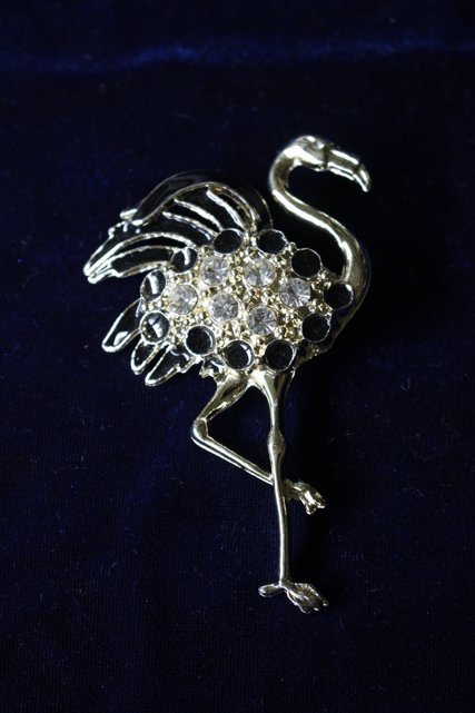 北欧アクセサリー/ヴィンテージブローチ/フラミンゴ/SOLD OUT