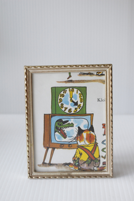北欧ヴィンテージ/フォトフレーム(ガラスあり）/（12.5×9.5cm）/SOLD OUT
