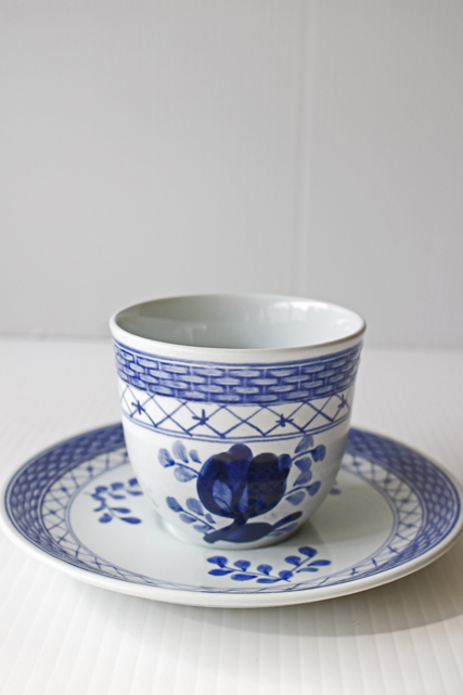 北欧ヴィンテージ/Royal Copenhagen/トランクウェーバー/カップ＆ソーサー/No.4