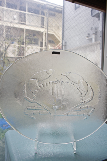 北欧ヴィンテージ/KOSTA BODA/Party Marina/サービングプレート/カニ/SOLD OUT