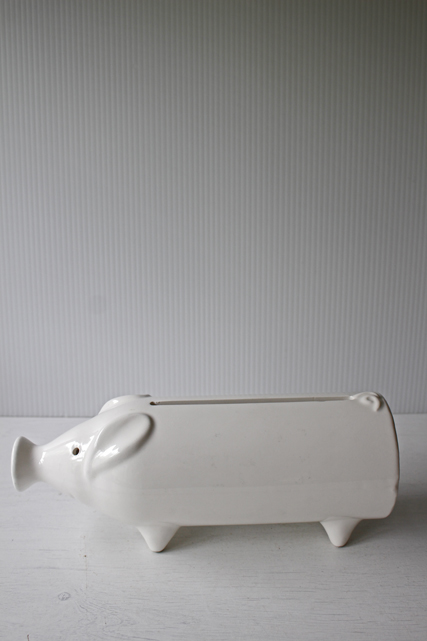 北欧ヴィンテージ/デンマーク製/陶器のサラミカバー/ブタさん/SOLD OUT