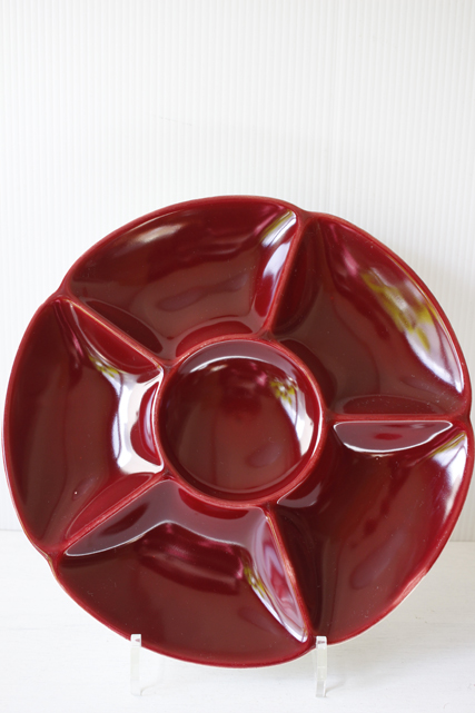北欧ヴィンテージ/Royal Copenhagen/ Confetti/マルチトレイ/紅色/SOLD OUT