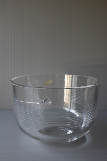 北欧ヴィンテージ/KOSTA BODA/Bertil Vallien/ガラスボウル