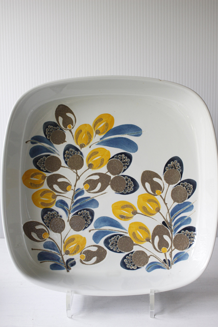 特大！北欧ヴィンテージ/Royal Copenhagen/テネラ/角皿/26×26cm/SOLD OUT