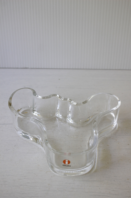 北欧ヴィンテージ/iittala（イッタラ）/Alvar Aalto/ベース/クリアカラー/SOLD OUT