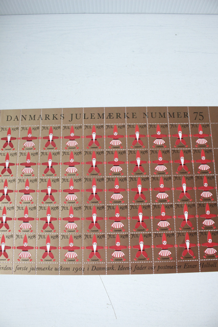 デンマーク郵便局/北欧ヴィンテージクリスマスシール/1978年/SOLD OUT