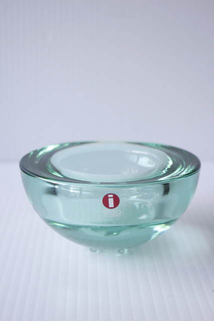 北欧ヴィンテージ/iittala/Ballo/キャンドルホルダー/エメラルドグリーン/SOLD OUT