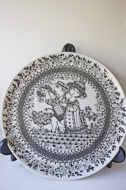 大判！北欧ヴィンテージ/Bjorn　Wiinblad（ヴョルン・ウィンブラッド）シーズンプレート/夏/SOLD OUT