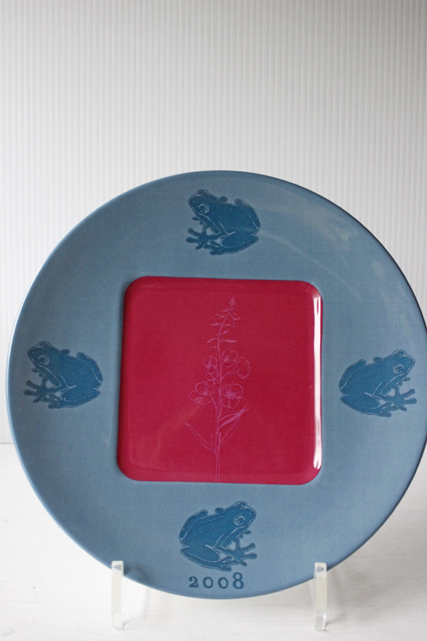 北欧ヴィンテージ/ARABIA/Flora & Fauna/アートプレート/2008年