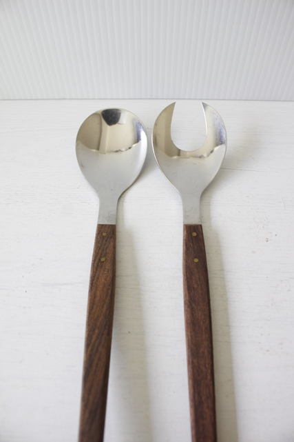 北欧ヴィンテージ/サラダサーバー/チーク材/SOLD OUT