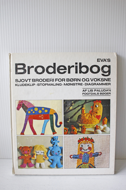 ヴィンテージ手芸本/EVA'S Broderibog/手作りの本/1970年代/No.1