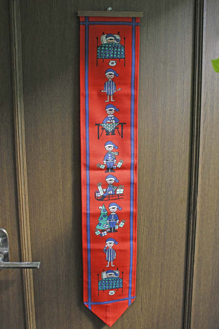 【クリスマス】北欧ヴィンテージ/壁掛け/ULLAS/ニッセの一日ルーティーン/SOLD OUT