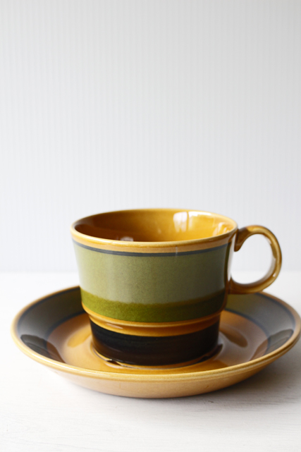 カップΦ9cm、高さ7cm、ソーサーΦ16cm