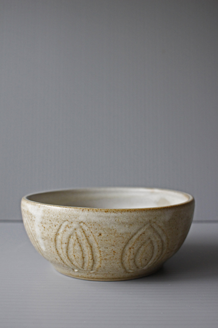 北欧ヴィンテージ/デコレーションボウル/ミルクベージュ/SOLD OUT