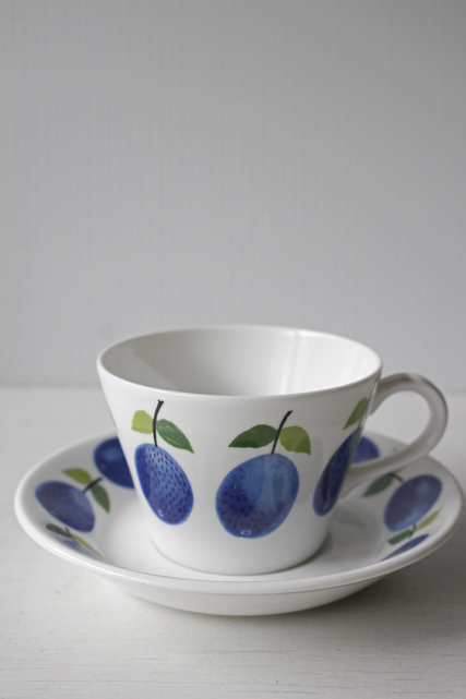 北欧ヴィンテージ/スティグリンドベリ/PRUNUS/カップ&ソーサー/No.2/SOLD OUT