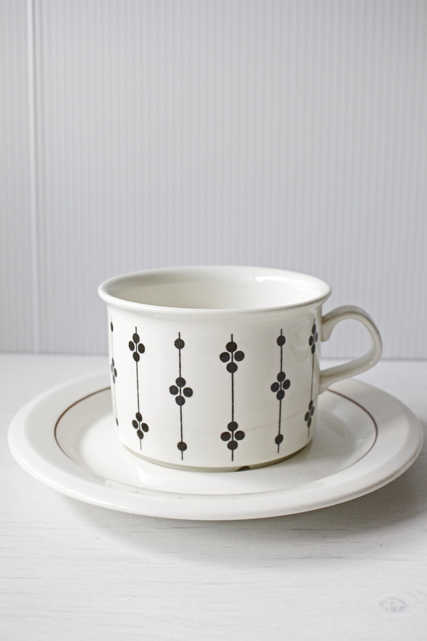 北欧ヴィンテージ/ARABIA（アラビア）/Kartano/ティーカップ＆ソーサー/No.1/SOLD OUT