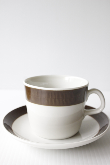 北欧ヴィンテージ/Rorstrand/KOKA/コーヒーカップ＆ソーサー/No.7