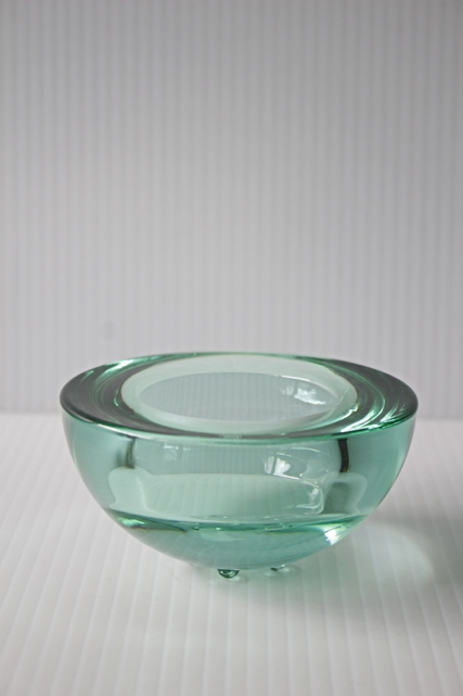 北欧ヴィンテージ/iittala/Ballo/キャンドルホルダー/ライトグリーン/SOLD OUT