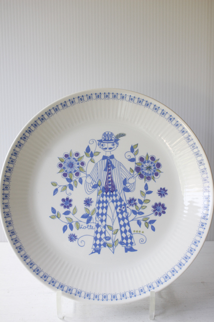 未使用！北欧ヴィンテージ/Figgjo/turi‐design/Lotta/ディナープレート