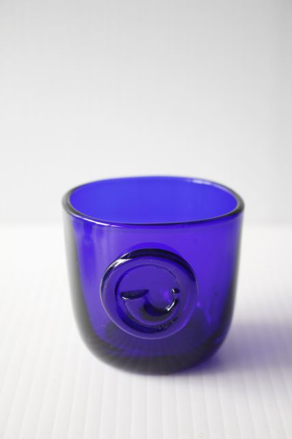 北欧ヴィンテージ/Holmegaard/グラス/バイキングの笛(コバルトブルー）/SOLD OUT