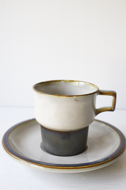 【訳アリ】北欧ヴィンテージ/Jens.H.Quistgaard/TEMA/コーヒーカップ＆ソーサー/E