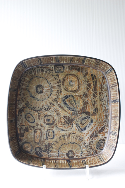 ロイヤルコペンハーゲン バッカ 角皿 プレート 17cm ヴィンテージ1