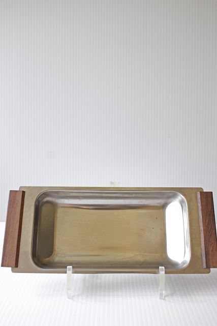 北欧ヴィンテージ/ステンレストレイ（23.5×9.5cm）/SOLD OUT