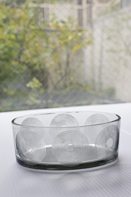 北欧ヴィンテージ/Holmegaard(ホルムゴー)/Skjold/オーバル型ボウル/グレー/SOLD OUT