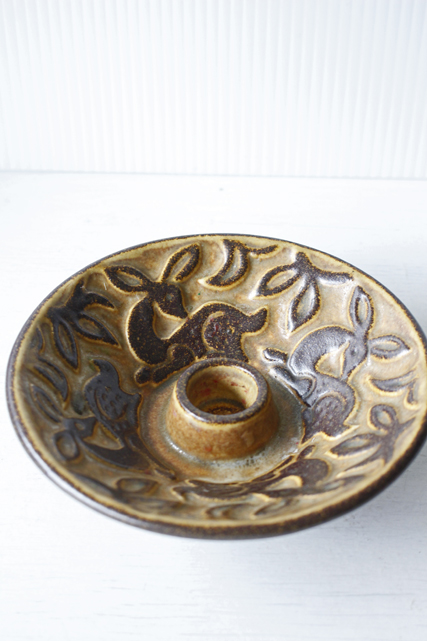 北欧ヴィンテージ/Michael Andersen & Son社/バンビのキャンドルホルダー/No.1/SOLD OUT