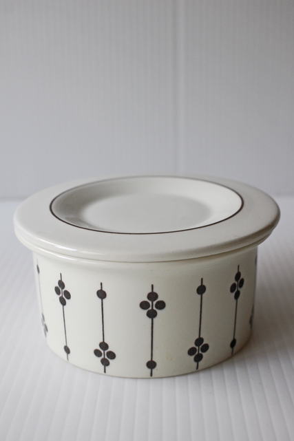 北欧ヴィンテージ/ARABIA（アラビア）/Kartano/蓋つきボウル/No.5