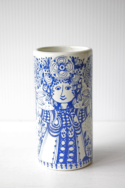 北欧ヴィンテージ/Bjorn　Wiinblad（ヴョルン・ウィンブラッド）/フラワーベース/No.1