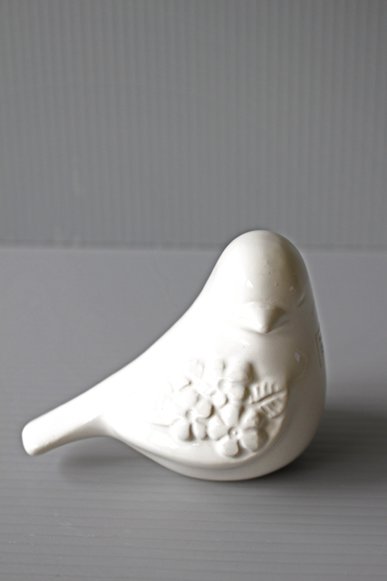 北欧ヴィンテージ/Rosa Ljung/オブジェ/小鳥/ホワイト/SOLD OUT