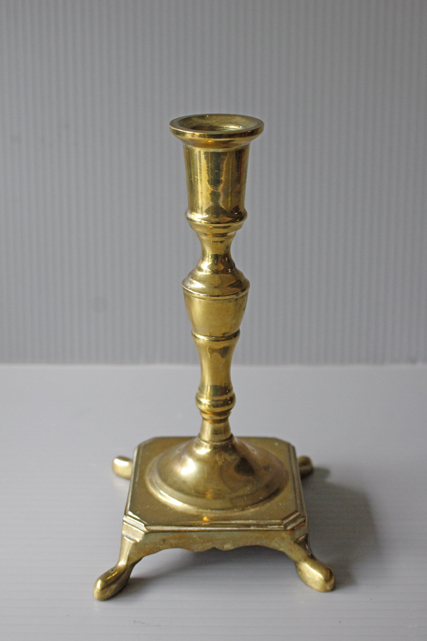 ブロカント/真鍮/ヴィンテージキャンドルホルダー/脚付き/No.1/SOLD OUT