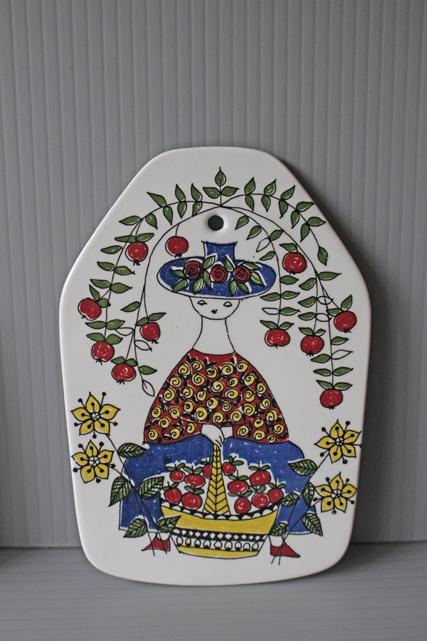 北欧ヴィンテージ/Figgjo（フィッギオ）turi‐design/チーズボード/リンゴ屋さん/SOLD OUT
