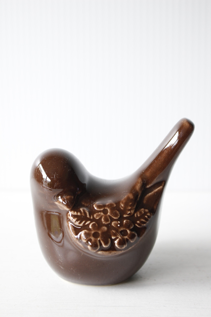 北欧ヴィンテージ/Rosa Ljung/オブジェ/小鳥/チョコレート/SOLD OUT