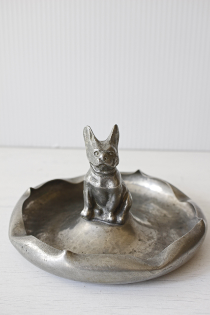 北欧ヴィンテージ/デンマーク製/ピューター/フレンチブルドック/SOLD OUT